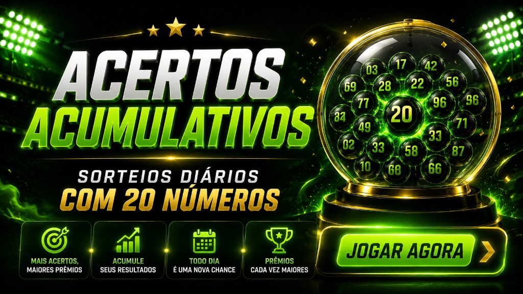 Acertos acumulativos com sorteios diarios